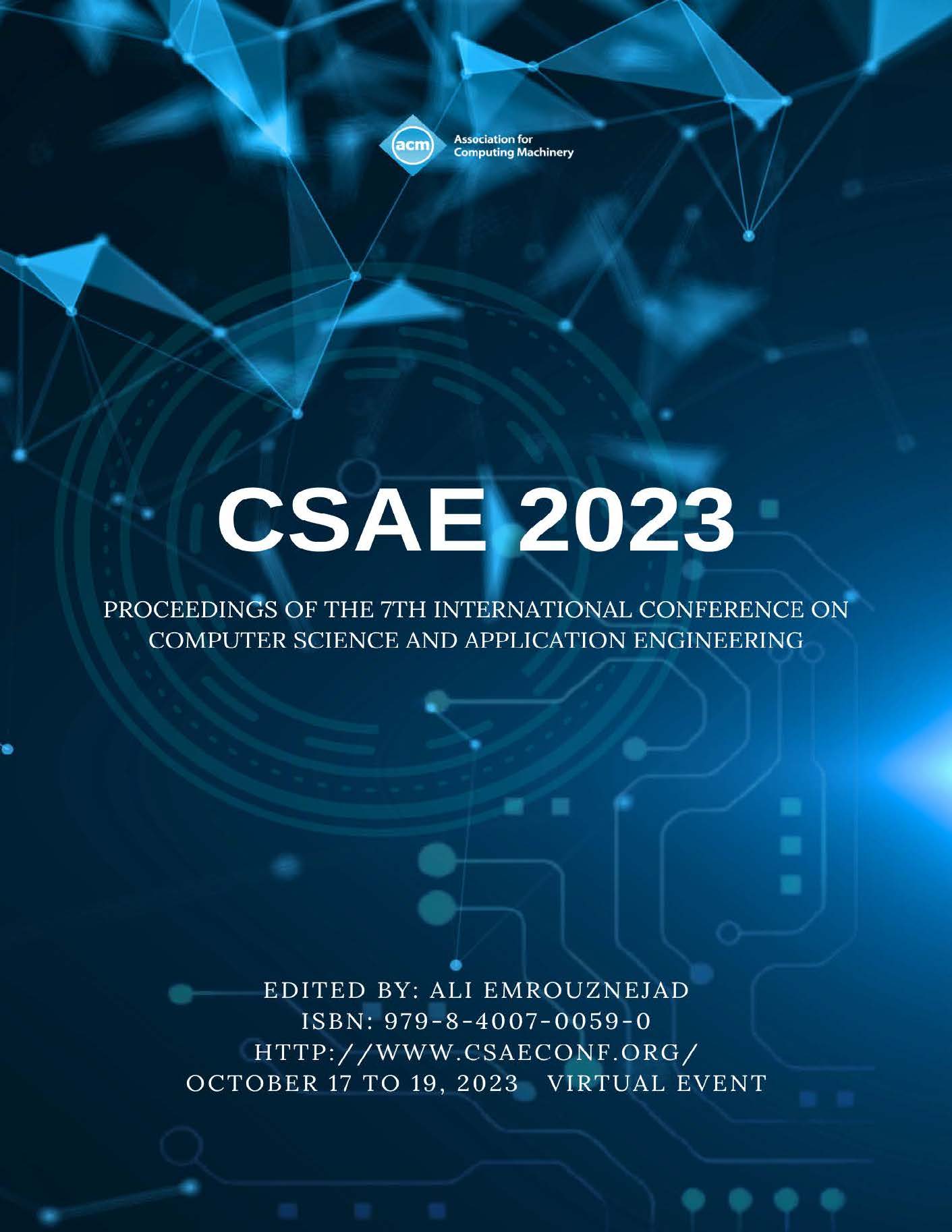 Conference Proceedings CSAE2023